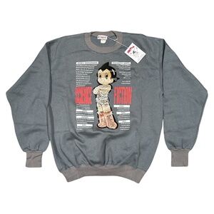NWT Vintage 90s Astro Boy Mighty Atom Lenticular Sweatshirt One Size